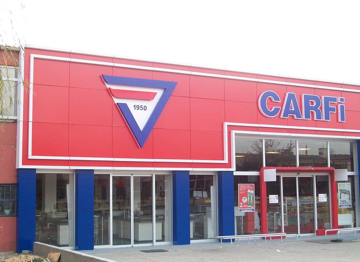 Exterior Signage & Facade Branding for CARFi Retail Location