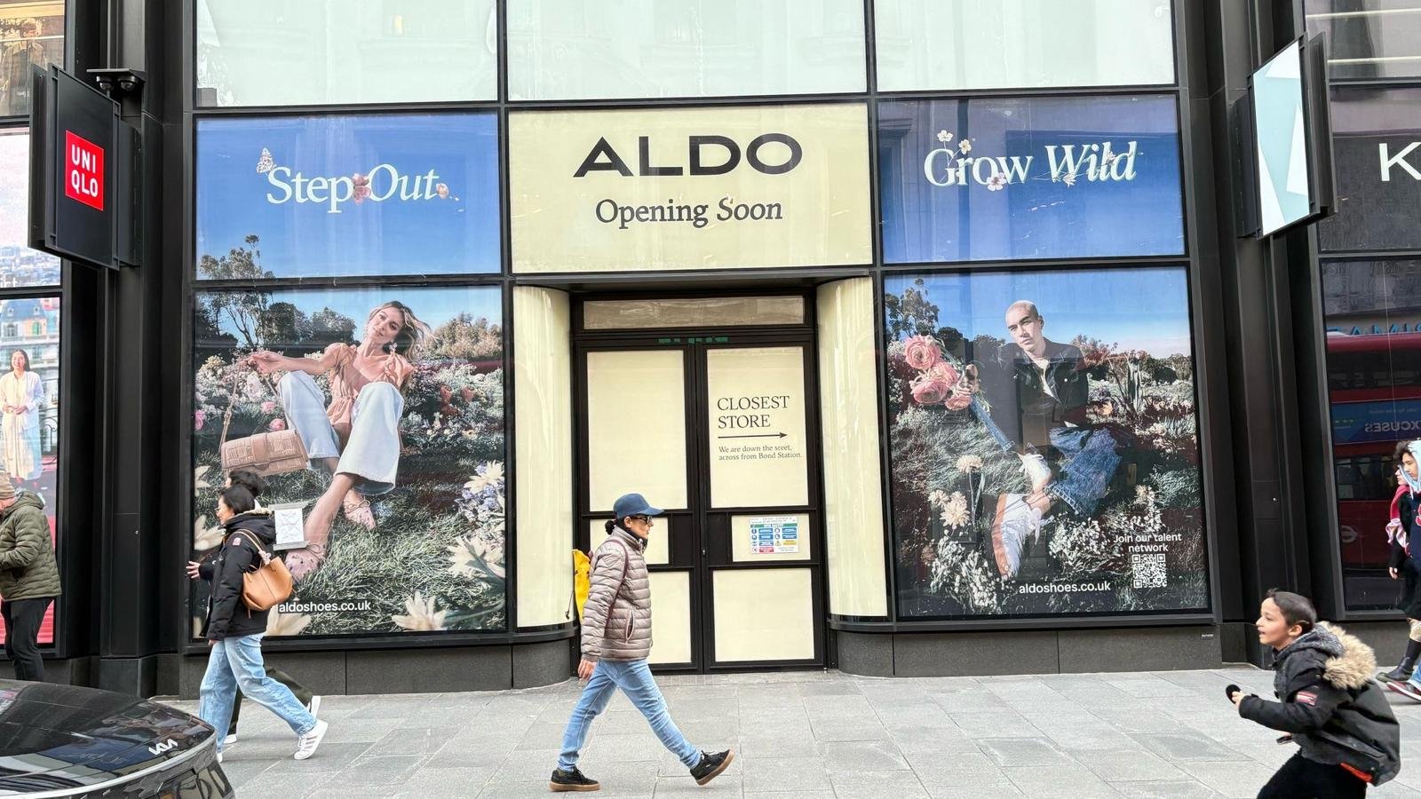 Window Graphics for ALDO Storefront Launch Campaign