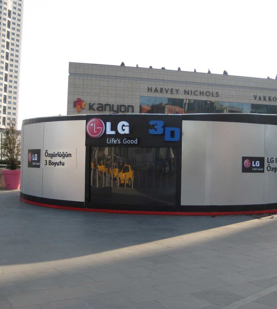LG Global Brand Activation Booth - Signage Works | Graphics, Vinyl ...