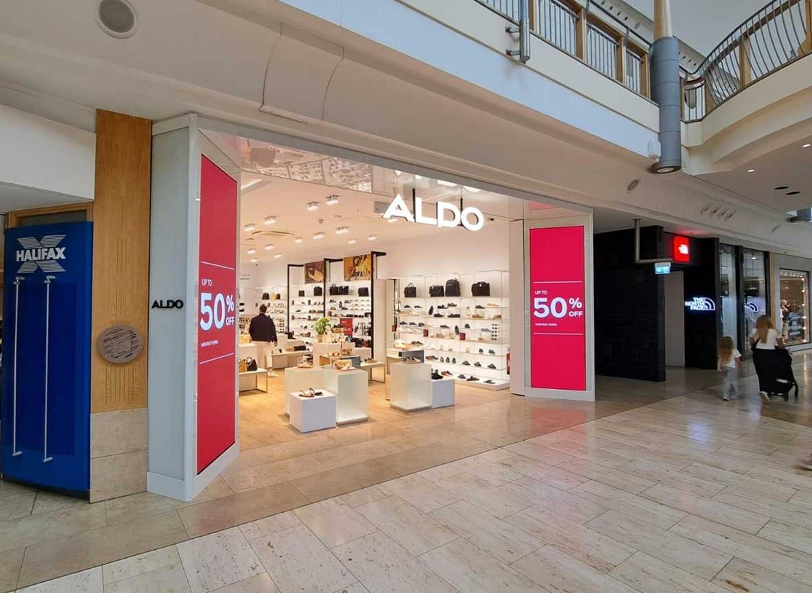 Shop Fit-Out & Digital Display Integration for ALDO Retail Store