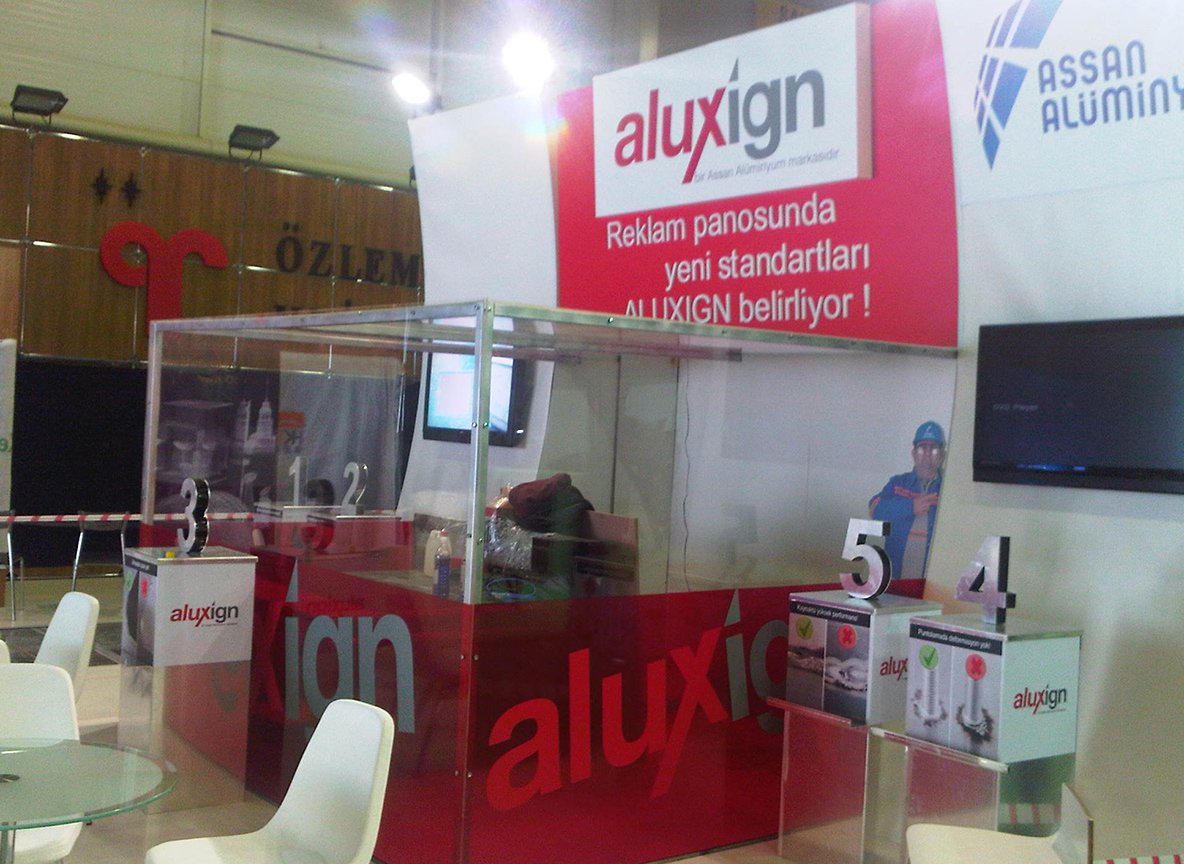 Aluxign Exhibition Booth – Aluminium Display System Showcase
