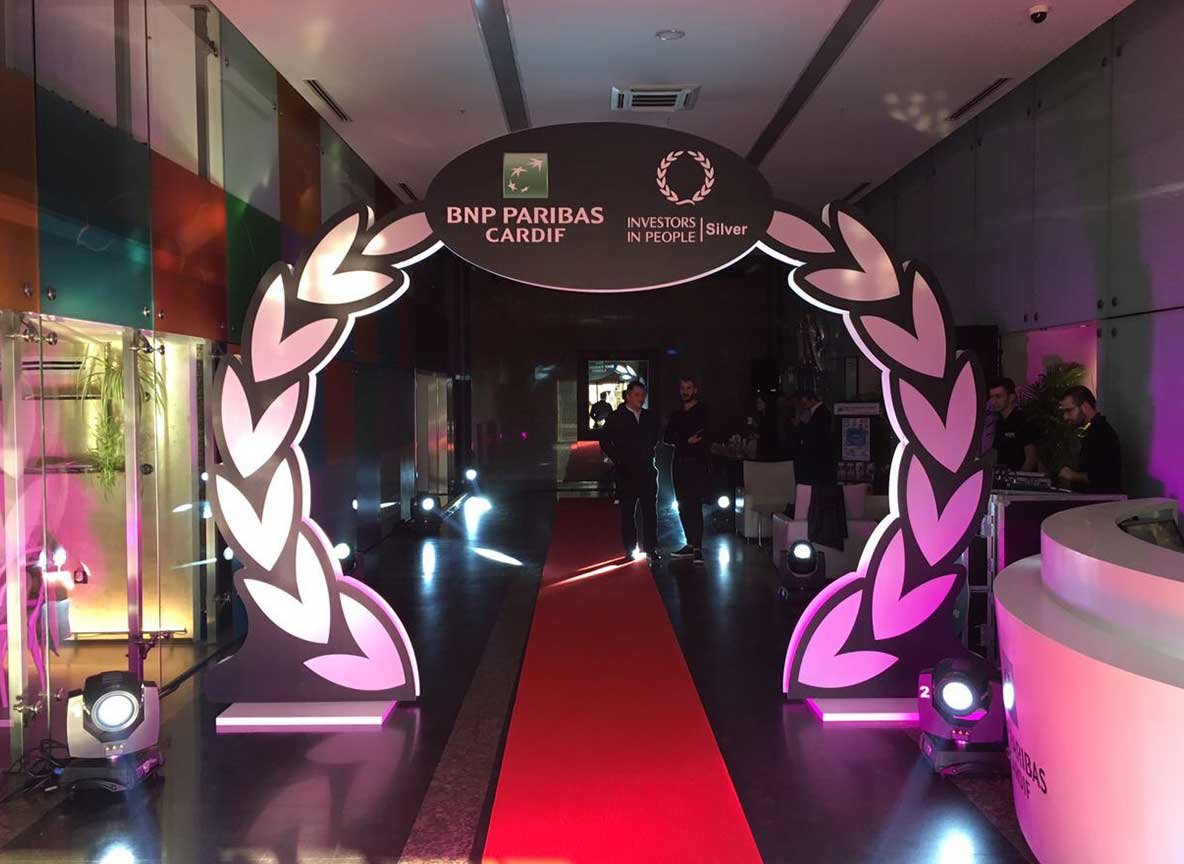 Illuminated Entrance Archway – Recognition Event Display